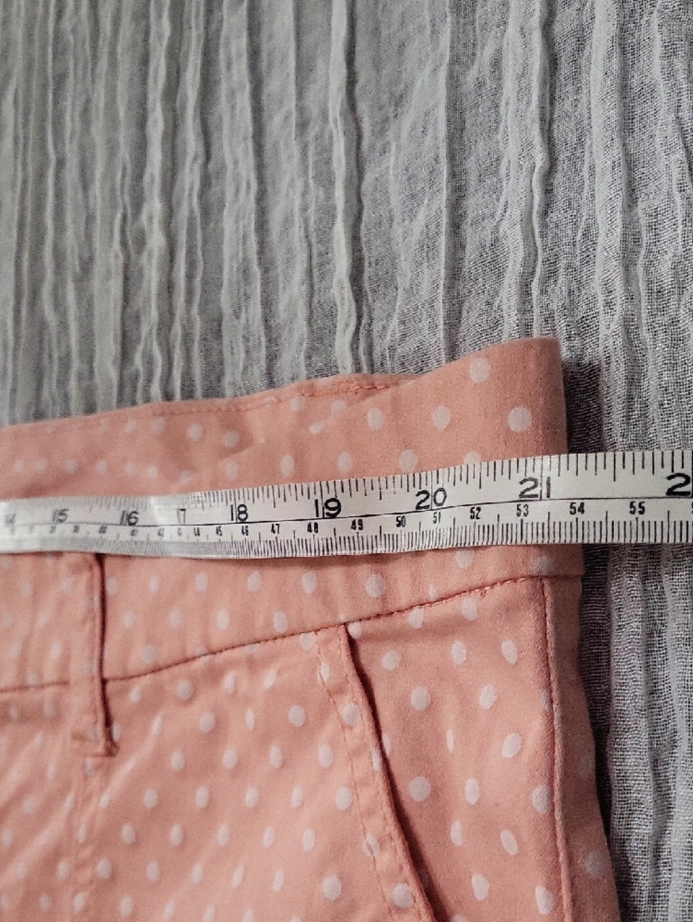 Torrid Size 16 Peach Pink Polka Dot Women's Shorts - Picture 4 of 10